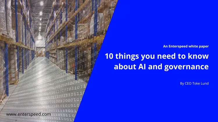 Thumbnail for blog post: 10 things you need to know about AI and governance