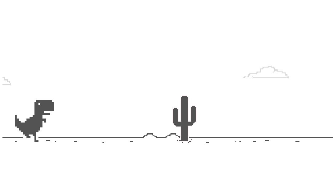 The Chrome Dino game