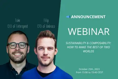 Thumbnail for blog post: Webinar on Composability & Sustainability 