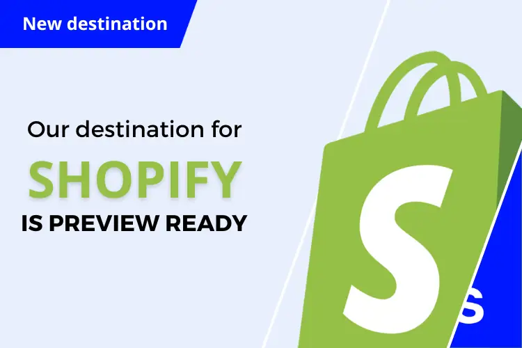 Thumbnail for blog post: Announcing the Enterspeed Shopify Destination