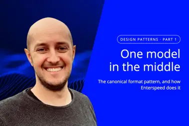 Thumbnail for blog post: One model in the middle: the canonical format pattern, and how Enterspeed does it