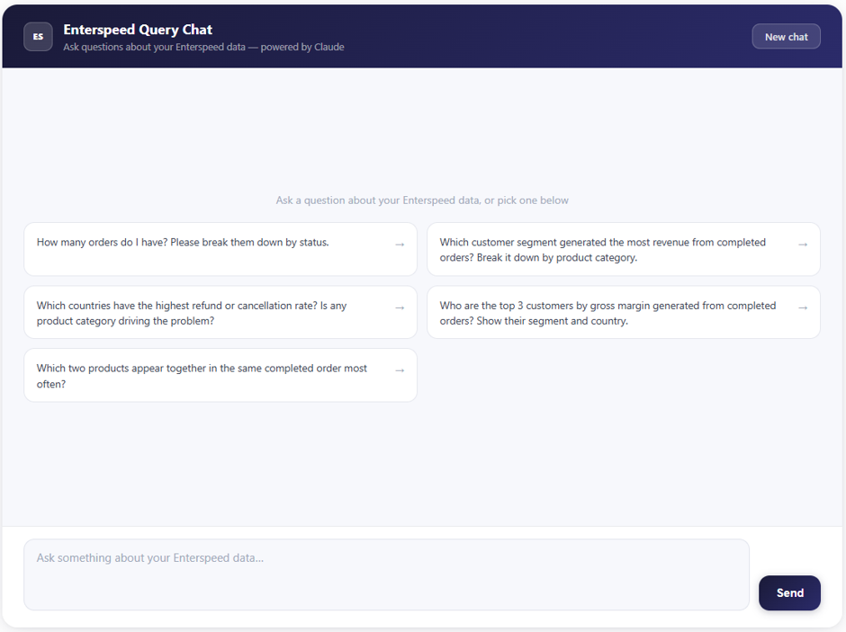 Enterspeed Query Chat