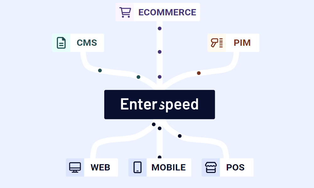 Enterspeed data flow illustration